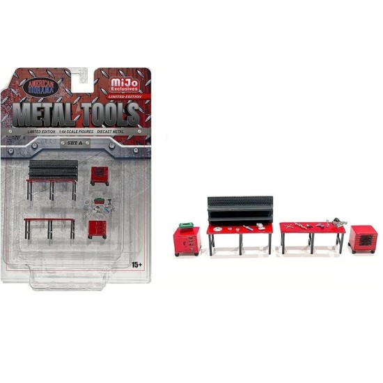 1/64 METAL DIECAST TOOLS SET 2409MJ