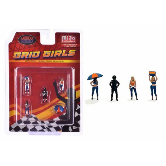 1/64 GRID GIRLS, DIECAST FIGURES AD-2406MJ