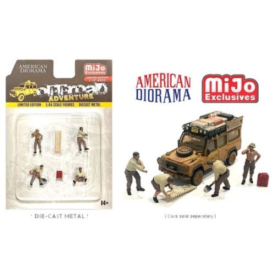 1/64 OFF ROAD ADVENTURE MIJO FIGURE SET AD-76492MJ