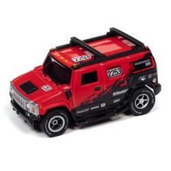 1/64 2005 HUMMER H2 NO.2253 RED ELECTRIC SLOT CAR AWSC380A-2 1/64 2005 HUMMER H2 NO.2253 RED ELECTRIC SLOT CAR AWSC380A-2