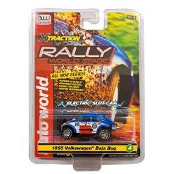 1/64 1965 VOLSWAGEN BAJA BUG NO.2410 BLUE ELECTRIC SLOT CAR AWSC380A-4
