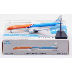 1/400 PH-BVA KLM ROYAL DUTCH AIRLINES BOEING 777-306ER DETACHABLE GEAR AV4212