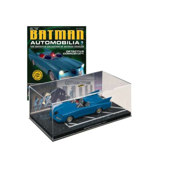 1/43 BATMAN BATMOBILE DETECTIVE COMICS NO.371, BLUE (CRACKED CASES)