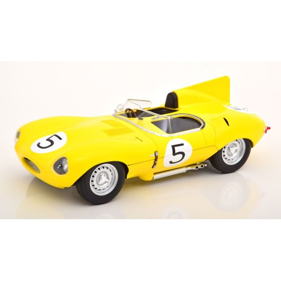 1/18 JAGUAR D-TYPE SHORT NOSE, NO.5, 24H LE MANS 1956, SWATE