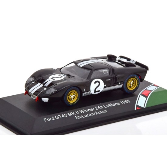 1/43 FORD GT40 MKII, WINNER 24H LE MANS 1966, MCLAREN/AMON