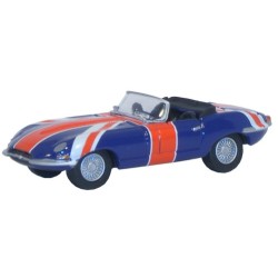 1/76 JAGUAR E TYPE OPEN TOP UNION JACK 76ETYP005