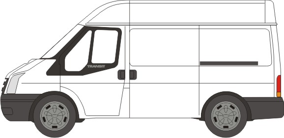 White best sale transit van