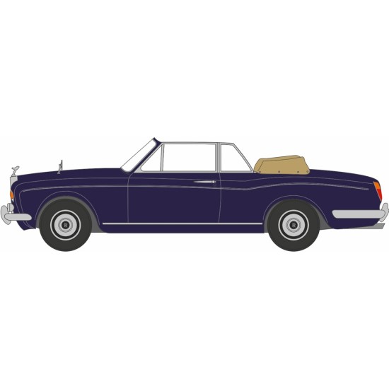 OX76RRC001 - 1/76 ROLLS ROYCE CORNICHE INDIGO BLUE