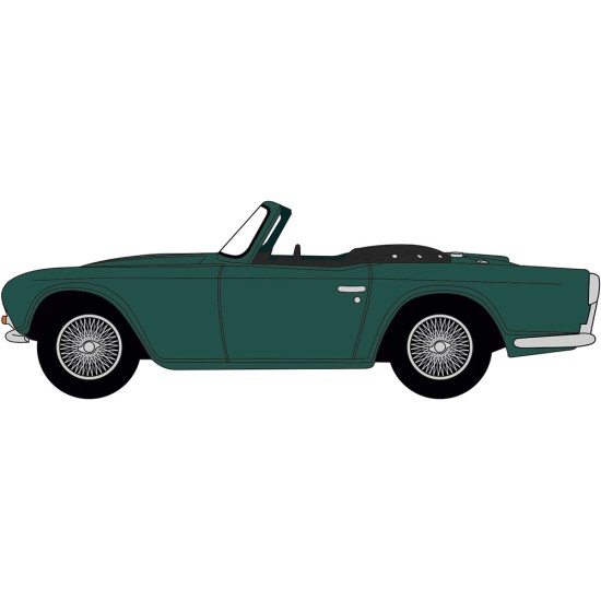 OX76TR4002 - 1/76 TRIUMPH TR4 BRITISH RACING GREEN