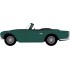 OX76TR4002 - 1/76 TRIUMPH TR4 BRITISH RACING GREEN