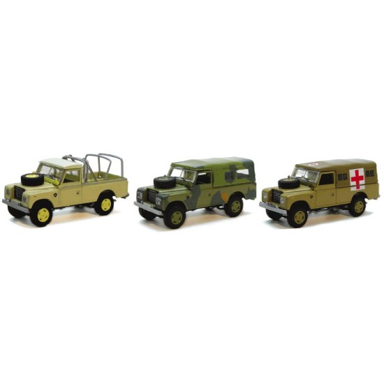 1/72 LAND ROVER 3 PIECE SET