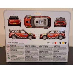 AIRFIX 1/32 HANGING GIFT SET MINI COUNTRYMAN WRC (PLASTIC KIT) A55304A -TORN BOX