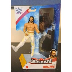 WWE WREKKIN' SERIES SETH ROLLINS ACTION FIGURE GJV38 - BOX DAMAGE WWE WREKKIN' SERIES SETH ROLLINS ACTION FIGURE GJV38 - BOX DAMAGE