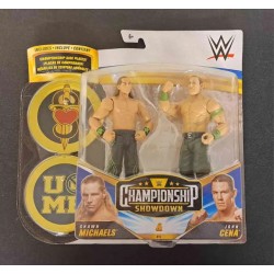 WWE SHOWDOWN NO.6 SHAWN MICHAELS AND JOHN CENA GVJ26 - CREASED PACKAGING