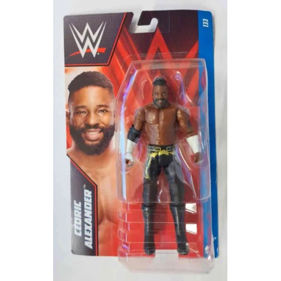 WWE SERIES 133 CEDRIC ALEXANDER ACTION FIGURE HDD36 - CREASED PACKAGING