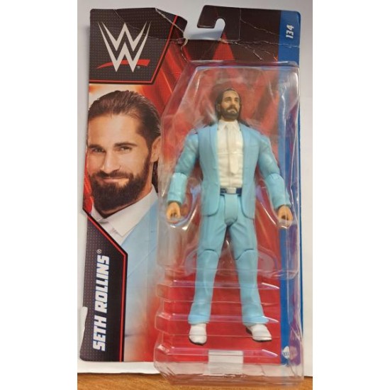 WWE SERIES 134 SETH ROLLINS ACTION FIGURE HDD39 - DAMAGED PACKAGING