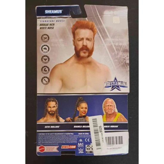 WWE WRESTLEMANIA SHEAMUS HDD77 - CREASED PACKAGING