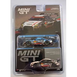 1/64 NISSAN GT-R NISMO GT3 NO.10 TANAX GAINER 2022 SUPER GT BROKEN SPOILER