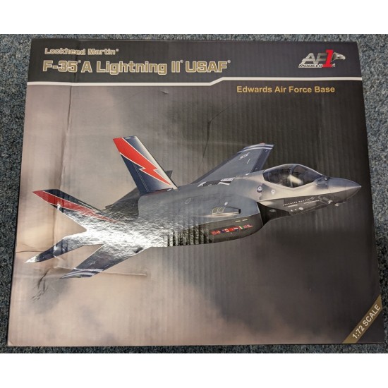 AF1 1/72 F-35A LIGHTNING II USAF EDWARDS AIR FORCE BASE - CREASED BOX