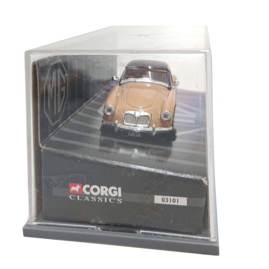 CORGI 1/43 MGA HARD TOP ALAMO BEIGE 03101