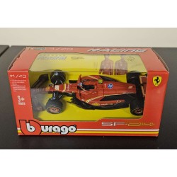 BURAGO 1/43 FERRARI SF-23 F1 NO.55 2024 CARLOS SAINZ 36844S - BOX DAMAGE