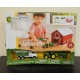 BRITAINS FARM 1/64 JOHN DEERE 24PC PLAYSET WITH RED BARN 47333 - BOX DAMAGE