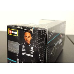BURAGO 1/43 MERCEDES AMG W15 F1 2024 LEWIS HAMILTON 38176 - TORN BOX