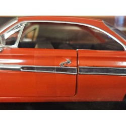 JADA 1/24 DOMS CHEVROLET IMPALA FAST AND FURIOUS RED 98426 - MODEL DEFECT