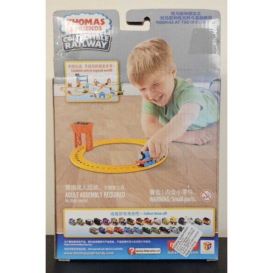 THOMAS AND FRIENDS COLLECTIBLE RAILWAY THOMAS AT THE COAL HOPPER DGC04 - TORN