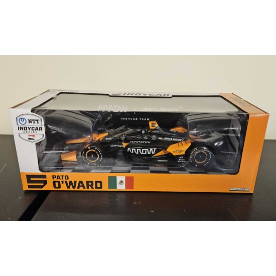 GREENLIGHT 1/18 2024 NTT INDYCAR NO.5 PATO O'WARD/ARROW MCLAREN 11236 BOX DAMAGE