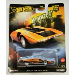 HOT WHEELS PREMIUM HAMMER DROPS LANCIA STRATOS ZERO 2/5 HRV77 - CREASED CARDS