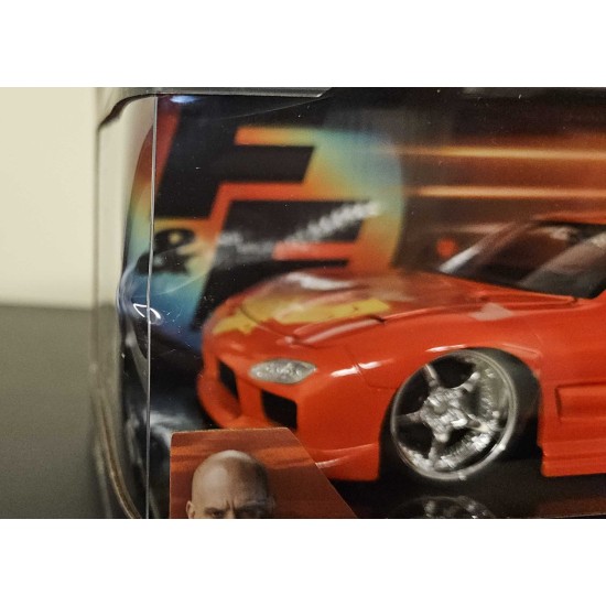 JADA 1/24 MAZDA RX7 1995 FAST AND FURIOUS 30747 - BOX DAMAGE