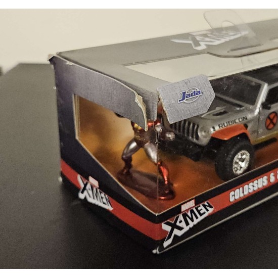 JADA 1/32 MARVEL X-MEN JEEP GLADIATOR WITH COLOSSUS FIGURE 33363 - BOX DAMAGE