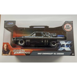 JADA 1/32 FAST AND FURIOUS 1967 CHEVY EL CAMINO WITH CANON 34733 - MARKED BOX