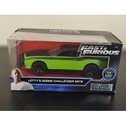 JADA 1/32 2008 DODGE CHALLENGER OFF ROAD GREEN FAST AND FURIOUS 97140 BOX DAMAGE
