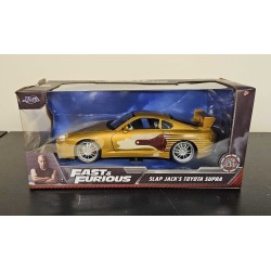 1/24 TOYOTA SUPRA SLAP JACK 1995 FAST & FURIOUS GOLD 99540 BOX DAMAGE