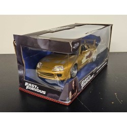 1/24 TOYOTA SUPRA SLAP JACK 1995 FAST & FURIOUS GOLD 99540 BOX DAMAGE
