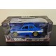 JADA 1/24 FORD ESCORT MKI RS2000 FAST AND FURIOUS BLUE/WHITE - BOX WINDOW SPLIT