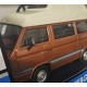 MOTORMAX 1/24 VOLKSWAGEN TYPE 2 (T3) CAMPER VAN BROWN WHITE 79594 - SPLIT