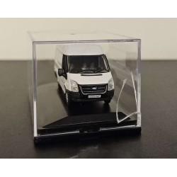 OXFORD 1/76 FROZEN WHITE NEW FORD TRANSIT VAN M.ROOF 76FT001 - CRACKED CASE