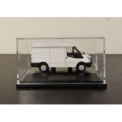 OXFORD 1/76 FROZEN WHITE NEW FORD TRANSIT VAN M.ROOF 76FT001 - CRACKED CASE