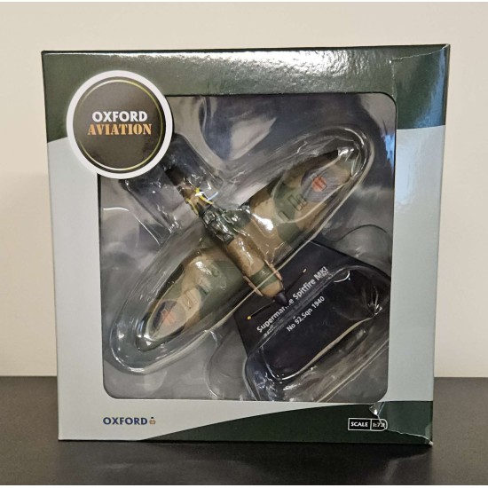 OXFORD 1/72 SUPERMARINE SPITFIRE MKI AC001 - BOX TORN