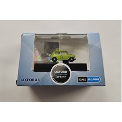 OXFORD N GAUGE MINI LIME GREEN MR BEAN NMN005 - CASE CRACKED
