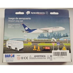 DARON AERO MEXICO AIRPORT PLAYSET 2201 - WORN BOX