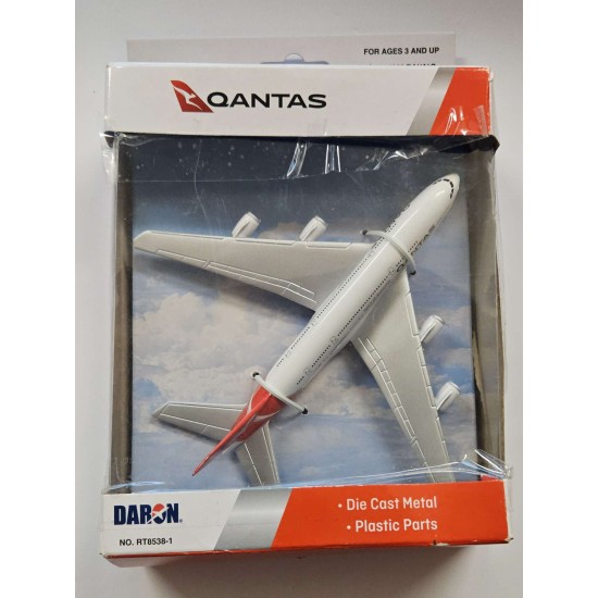 DARON A380 QANTAS DIECAST AIRLINER RT8538-1 - BOX DAMAGE