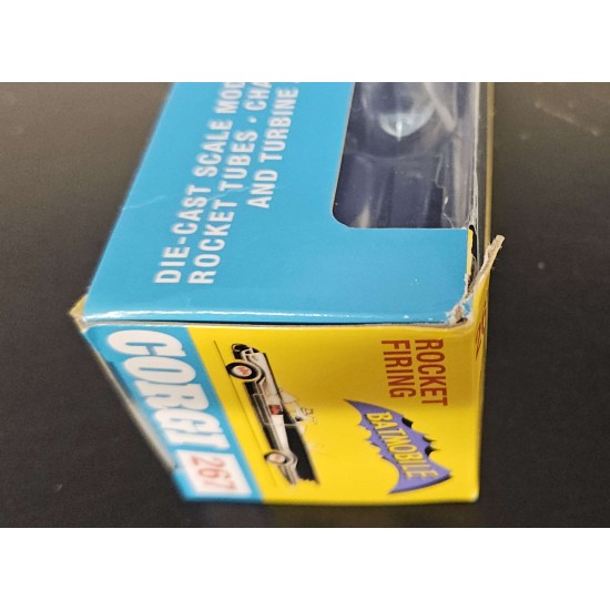 CORGI 1/46 BATMOBILE WITH BATMAN AND ROBIN RT26701 - BOX DAMAGE