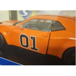 SOLIDO 1/18 DODGE CHALLENGER R/T SCAT PACK WIDEBODY ORANGE 2023 S1805713 DAMAGED