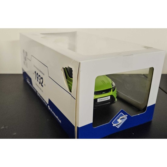 SOLIDO 1/18 FORD FOCUS RS MK2 ULTIMATE GREEN METALLIC 2009 S1813101 - BOX TORN