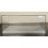 1/24 DISPLAY CASE SILVER BASE 28Lx13Wx11H CM APPROX T9-2499075 - CRACKED CASE