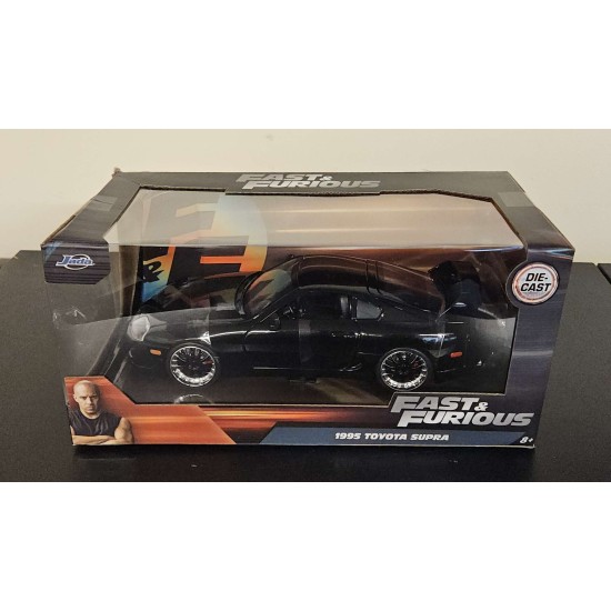 JADA 1/24 FAST AND FURIOUS - 1995 TOYOTA SUPRA 33380 - BOX DAMAGED